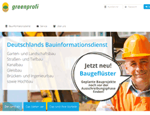 Tablet Screenshot of greenprofi.de